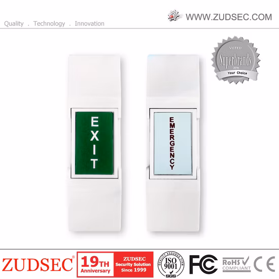 Проводная кнопка экстренной паники с ключом сброса для домашнего использования