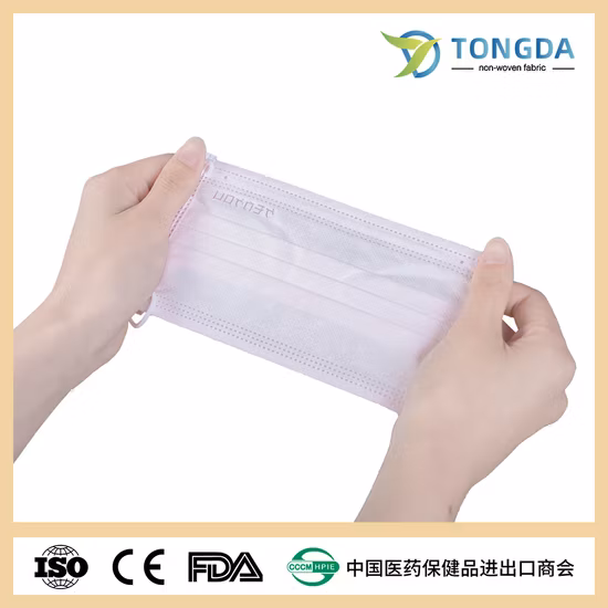 Одноразовая хирургическая стоматологическая черная 3-слойная медицинская маска для лица TypeIIR BFE 99% хирургическая маска